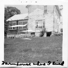 Farmhouse where Julia (Judy) Kish Dorrough grew up